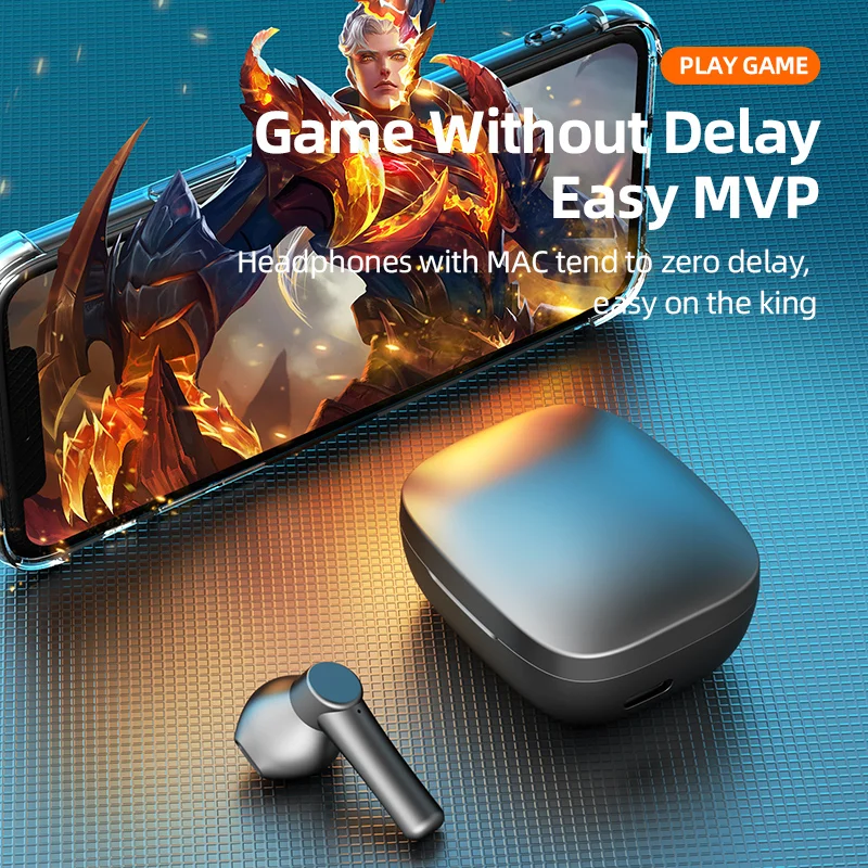 Gaming Earbuds 60ms Low Latency TWS Bluetooth Earphones with Mic Bass Audio Sound Positioning PUBG Wireless Headset for Android
Gaming Earbuds 60ms Low Latency TWS Bluetooth Earphones with Mic Bass Audio Sound Positioning PUBG Wireless Headset for Android