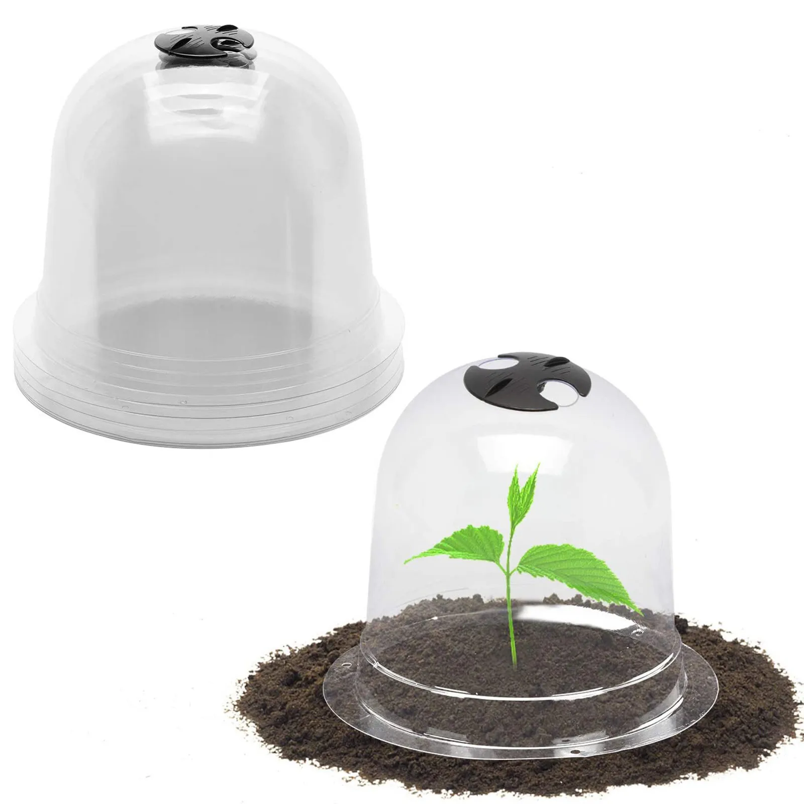 Garden Cloche Plant Bell Cover Anti-freeze Bell Jar Nail Plastic Mini Greenhouse For Frost Freeze Cold Plant Protection Grow Box 
Garden Cloche Plant Bell Cover Anti-freeze Bell Jar Nail Plastic Mini Greenhouse For Frost Freeze Cold Plant Protection Grow Box