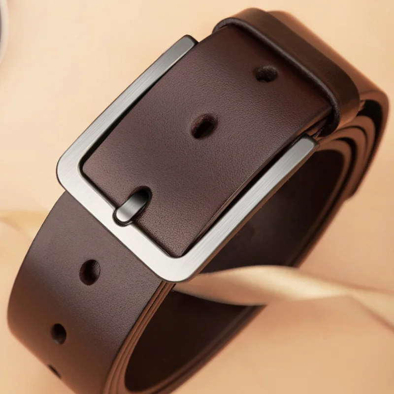 Classic Men High Quality Buckle Jeans Pin Buckle Leather Belt Business Cowboy Waistband Male Fashion Designer Belts For Men
Classic Men High Quality Buckle Jeans Pin Buckle Leather Belt Business Cowboy Waistband Male Fashion Designer Belts For Men