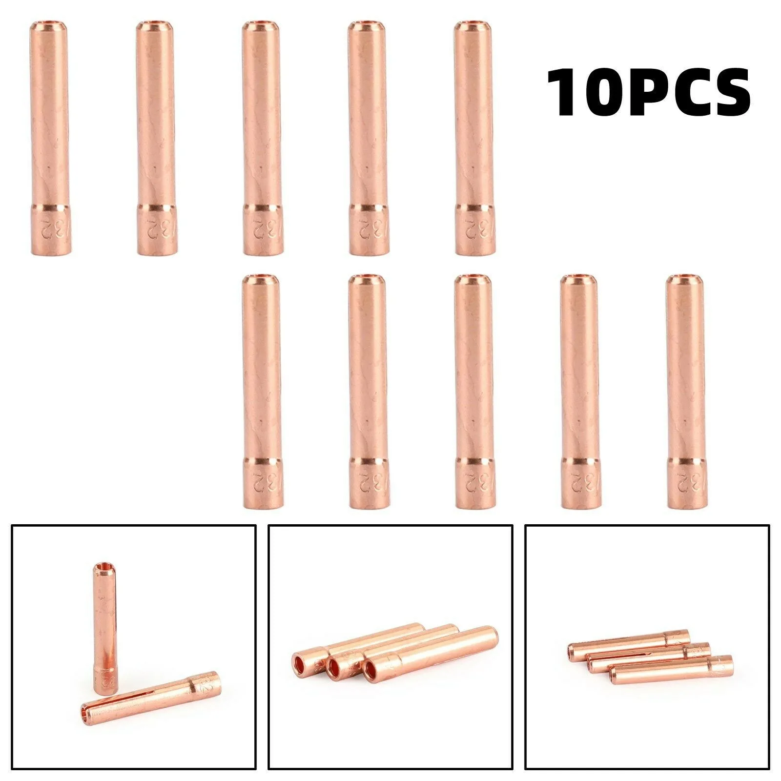 Welding Torch Collet 10pcs 13N23 3/32\\\\\\\" Accessories For 9/20/25 Welding Gun
Welding Torch Collet 10pcs 13N23 3/32\\\\\\\" Accessories For 9/20/25 Welding Gun