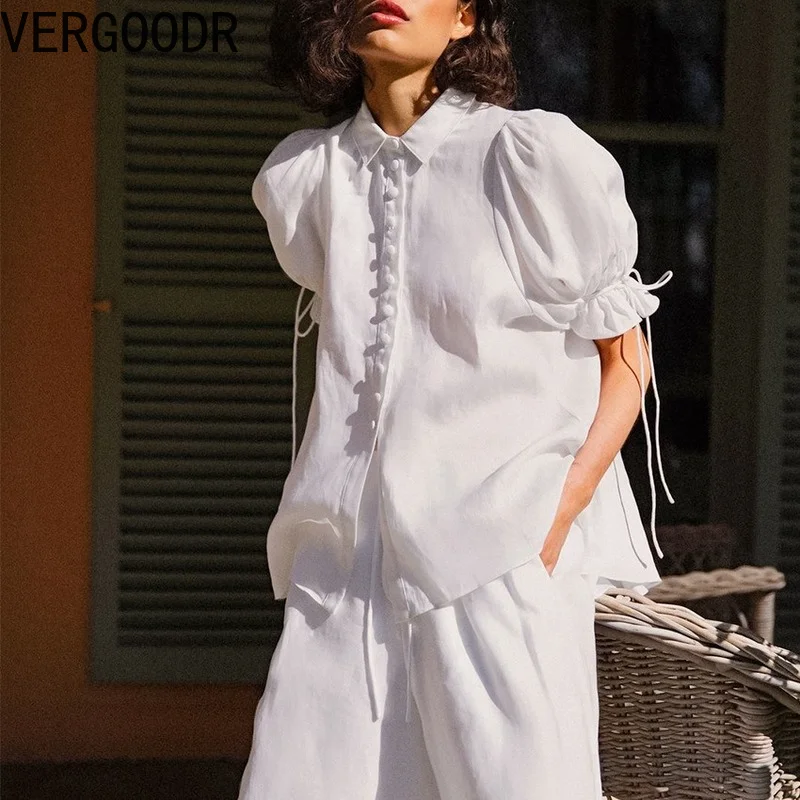Petal Puff Sleeve White Tops Women Summer New Bohemian Loose Cotton Blouses Short Sleeve Casual Single-Breasted Lace-Up Shirts
Petal Puff Sleeve White Tops Women Summer New Bohemian Loose Cotton Blouses Short Sleeve Casual Single-Breasted Lace-Up Shirts