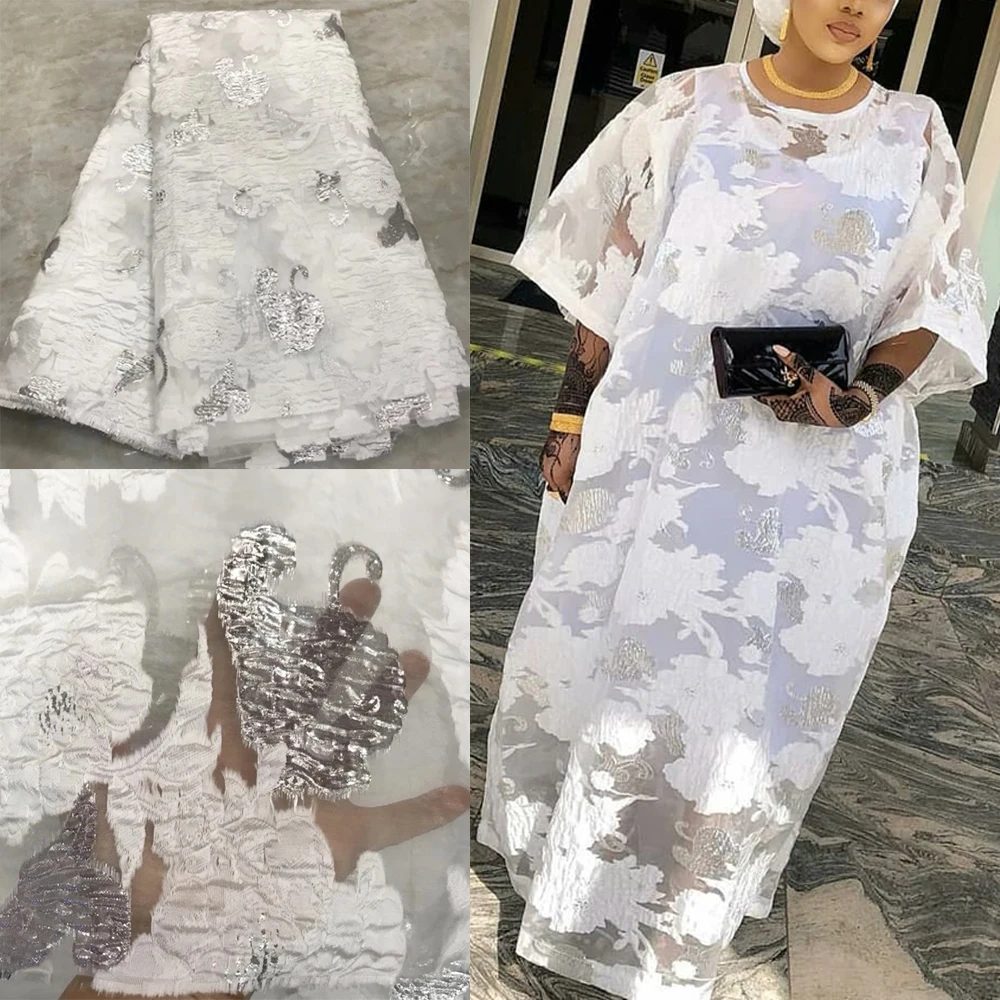 Anna French Tulle Laces Jacquard Brocade Fabric High Quality Embroidered Nigerian Fabrics African Lace Wedding Dress 5 Yards/pcs
Anna French Tulle Laces Jacquard Brocade Fabric High Quality Embroidered Nigerian Fabrics African Lace Wedding Dress 5 Yards/pcs