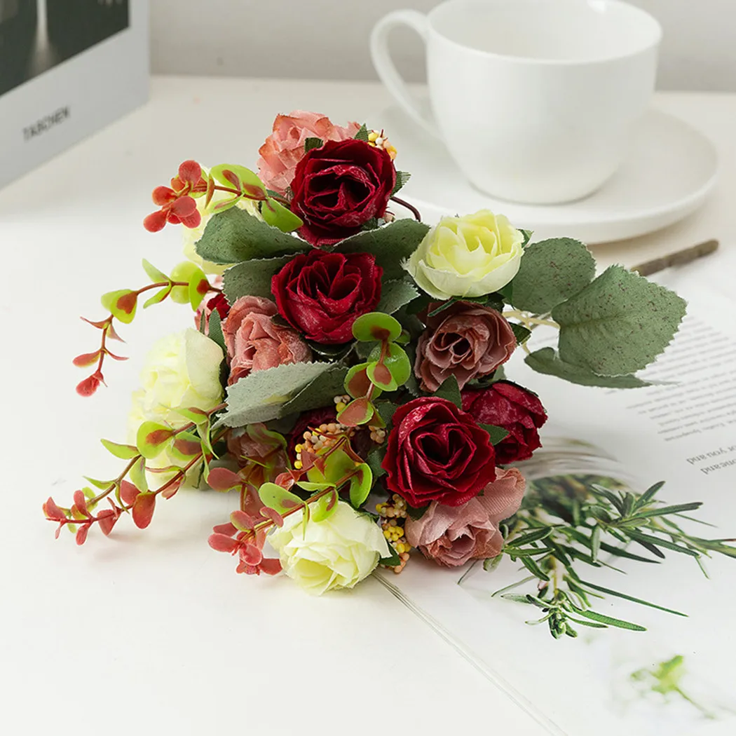 Artificial Silk Fake Flowers Bunch Wedding Party Home Grave Floral Bouquet Decor For Bedroom Living Room Hotel Desk Decorations
Artificial Silk Fake Flowers Bunch Wedding Party Home Grave Floral Bouquet Decor For Bedroom Living Room Hotel Desk Decorations
