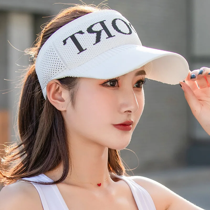 Woman Summer Leisure Sunscreen Sun Hat Women Knitted Empty Top Mesh Breathable Baseball Cap Spring Sports Running Cap Peaked Cap
Woman Summer Leisure Sunscreen Sun Hat Women Knitted Empty Top Mesh Breathable Baseball Cap Spring Sports Running Cap Peaked Cap