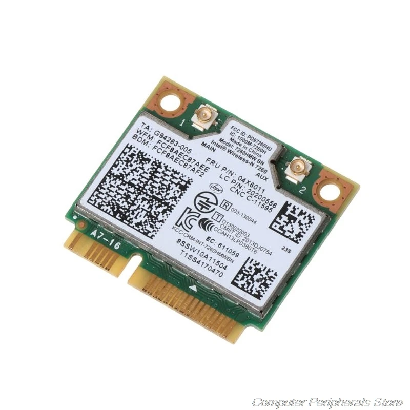 Wireless 7260NGW Bluetooth 4.0 BN WiFi Wlan Card 300M 04X6011 04W3815 for lenovo Thinkpad J29 21 Dropshipping
Wireless 7260NGW Bluetooth 4.0 BN WiFi Wlan Card 300M 04X6011 04W3815 for lenovo Thinkpad J29 21 Dropshipping