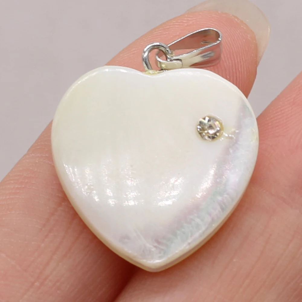 2Pcs Natural White Shell Pendant Heart Love Mother of Pearl Shells Beads Charms for Handmade DIY Necklace Earring Jewelry Making
2Pcs Natural White Shell Pendant Heart Love Mother of Pearl Shells Beads Charms for Handmade DIY Necklace Earring Jewelry Making