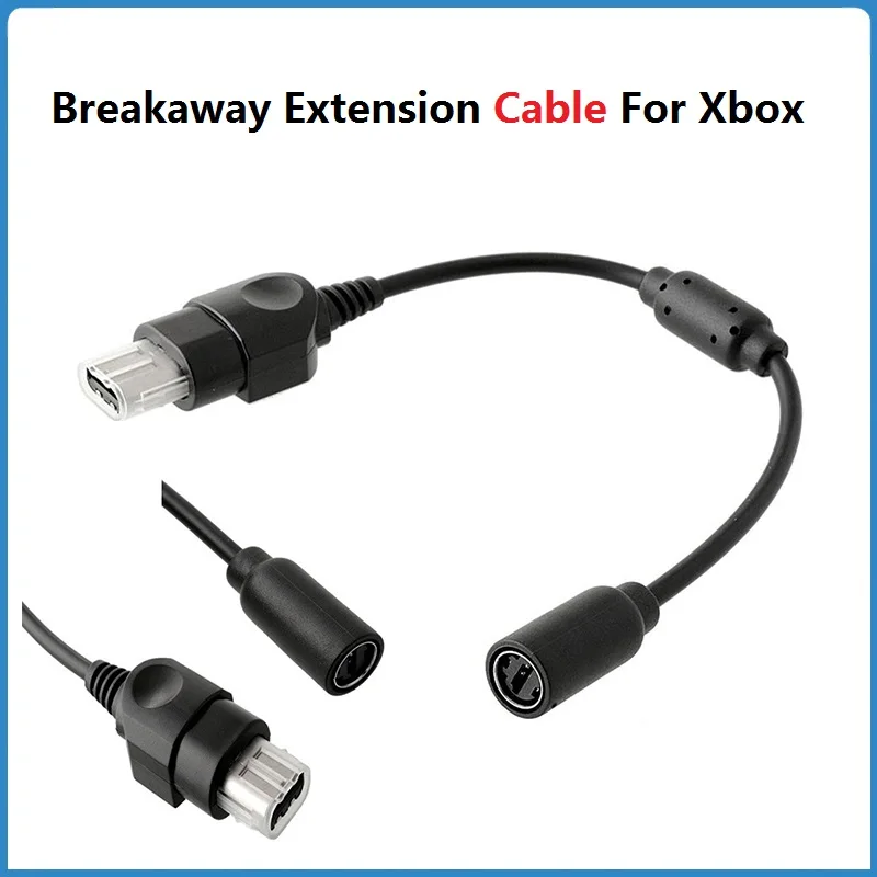 New Breakaway Extension Cable Handle Adapter Cable For Classic Original Xbox Console Controller Gaming Lines Adapter WIres Black
New Breakaway Extension Cable Handle Adapter Cable For Classic Original Xbox Console Controller Gaming Lines Adapter WIres Black