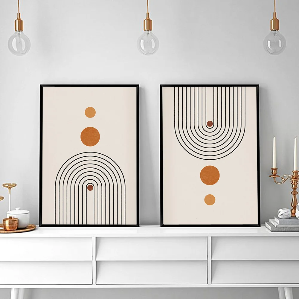 Scandinavian Style Geometry Poster Canvas Painting Boho Style Wall Pictures for Living Room Nordic Decoration Home Art
Scandinavian Style Geometry Poster Canvas Painting Boho Style Wall Pictures for Living Room Nordic Decoration Home Art