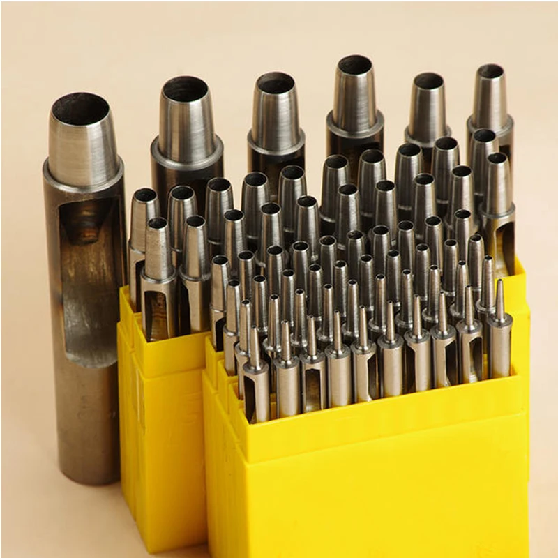 SPC Hole Punch Set 10 size/set 1mm-10mm Round Punch Hand Made Leather Tools Supplies
SPC Hole Punch Set 10 size/set 1mm-10mm Round Punch Hand Made Leather Tools Supplies