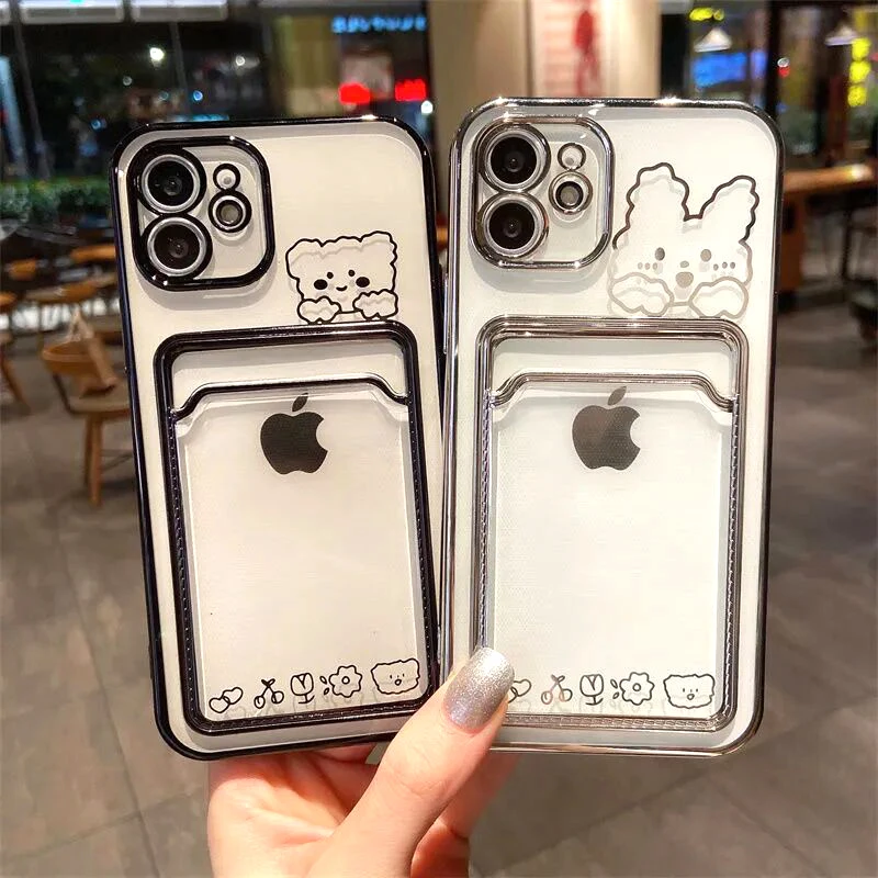 Card Pocket Plating Case For IPhone 13 12 11 Pro Max Mini Cover For IPhone 6 6S 7 8 Plus SE 2020 X XR XS Max Soft Silicone Funda
Card Pocket Plating Case For IPhone 13 12 11 Pro Max Mini Cover For IPhone 6 6S 7 8 Plus SE 2020 X XR XS Max Soft Silicone Funda