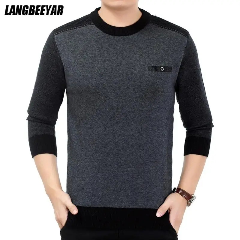 Thick New Fashion Brand Knit Pullover Patchwork Sweater Autum Winter Casual Crew Neck Jumper Men Quality Men Clothes
Thick New Fashion Brand Knit Pullover Patchwork Sweater Autum Winter Casual Crew Neck Jumper Men Quality Men Clothes