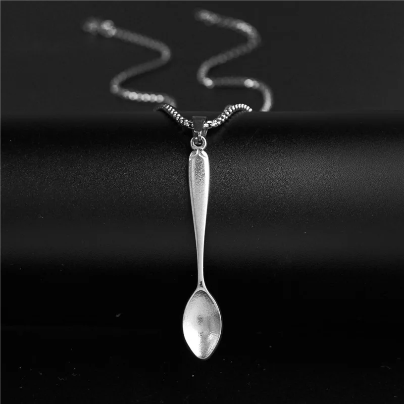 Small Fresh Spoon Necklace Fashion Ladies Clavicle Chain Snack Goods Pendant Wholesale Mens Hip Hop Jewelry
Small Fresh Spoon Necklace Fashion Ladies Clavicle Chain Snack Goods Pendant Wholesale Mens Hip Hop Jewelry