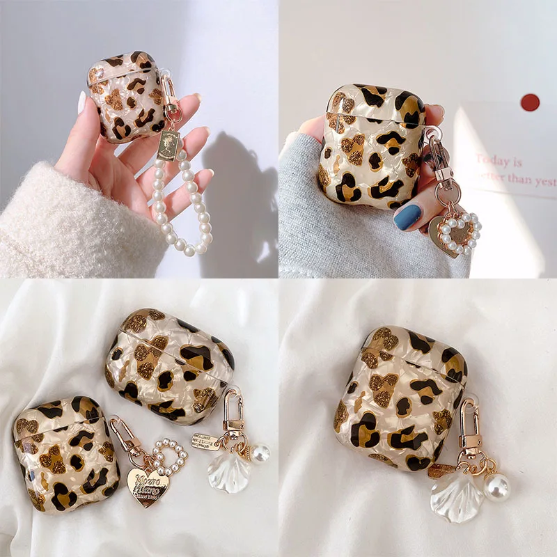 Luxury Headset Case For AirPods Pro 3 Retro Leopard Pattern Soft Earphone Case For AirPods 2/1 Cover With Cute Pearl Keychain
Luxury Headset Case For AirPods Pro 3 Retro Leopard Pattern Soft Earphone Case For AirPods 2/1 Cover With Cute Pearl Keychain