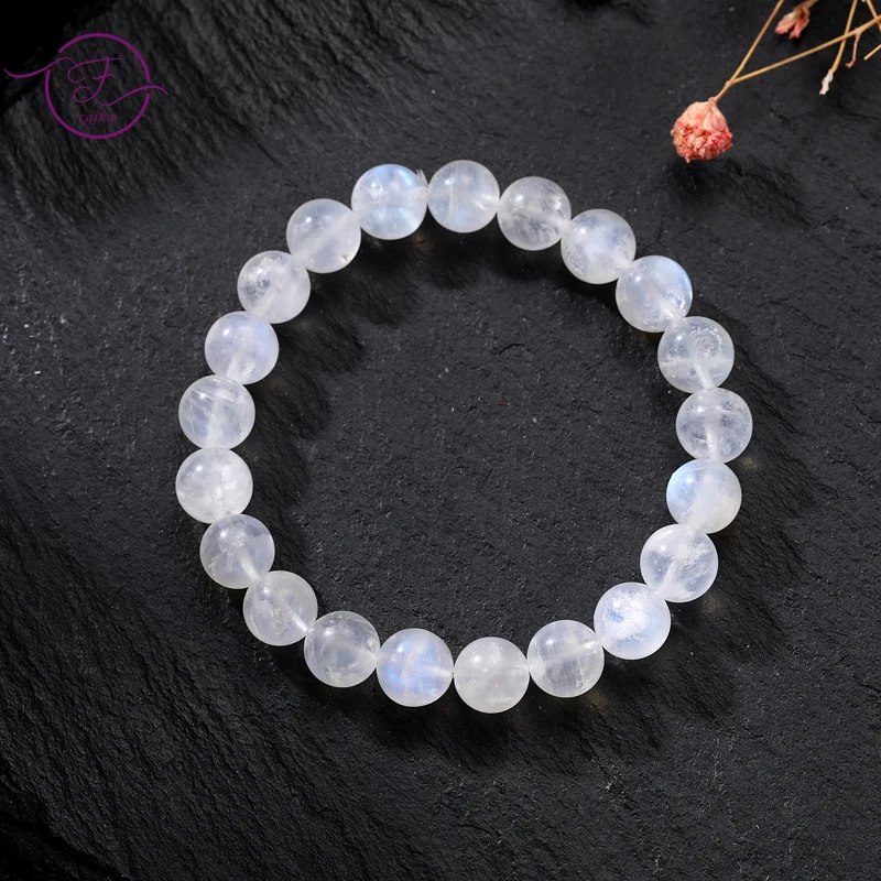 Natural Moonstone Beaded Bracelet Luxury Exquisite Bangle Fine Jewelry Wedding Gift for Women Accessories Charm Bracelet
Natural Moonstone Beaded Bracelet Luxury Exquisite Bangle Fine Jewelry Wedding Gift for Women Accessories Charm Bracelet