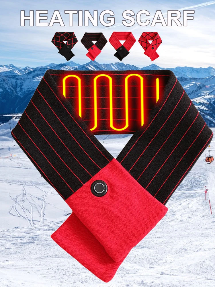 Heated Scarf Winter Warm USB Electric Heating Scarf Neck Wrap Adjustable 3 Heating Levels Cashmere Shawl for Men and Women
Heated Scarf Winter Warm USB Electric Heating Scarf Neck Wrap Adjustable 3 Heating Levels Cashmere Shawl for Men and Women