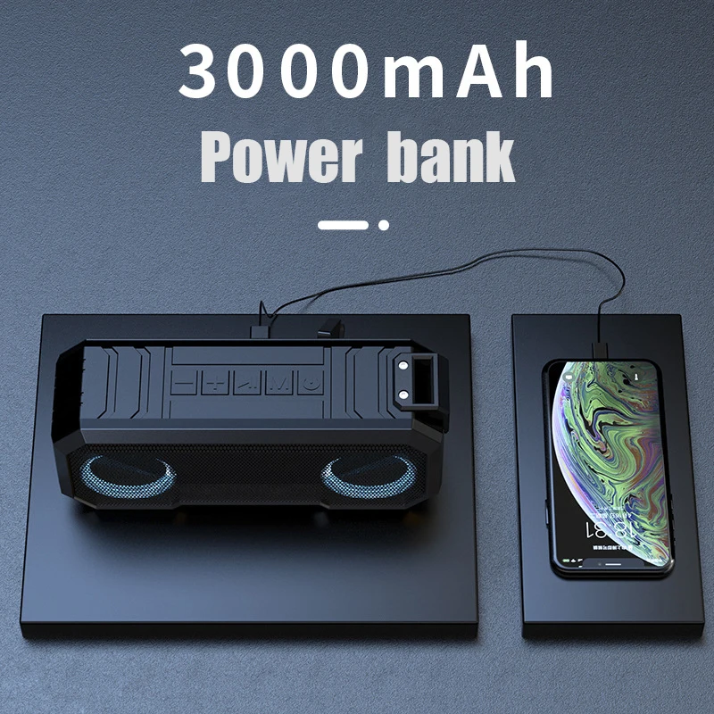 New X8 TWS Wireless Bluetooth Speaker IPX7 Waterproof And Colorful Luminous Audio Outdoor With Power Bank Subwoofer FM Radio
New X8 TWS Wireless Bluetooth Speaker IPX7 Waterproof And Colorful Luminous Audio Outdoor With Power Bank Subwoofer FM Radio