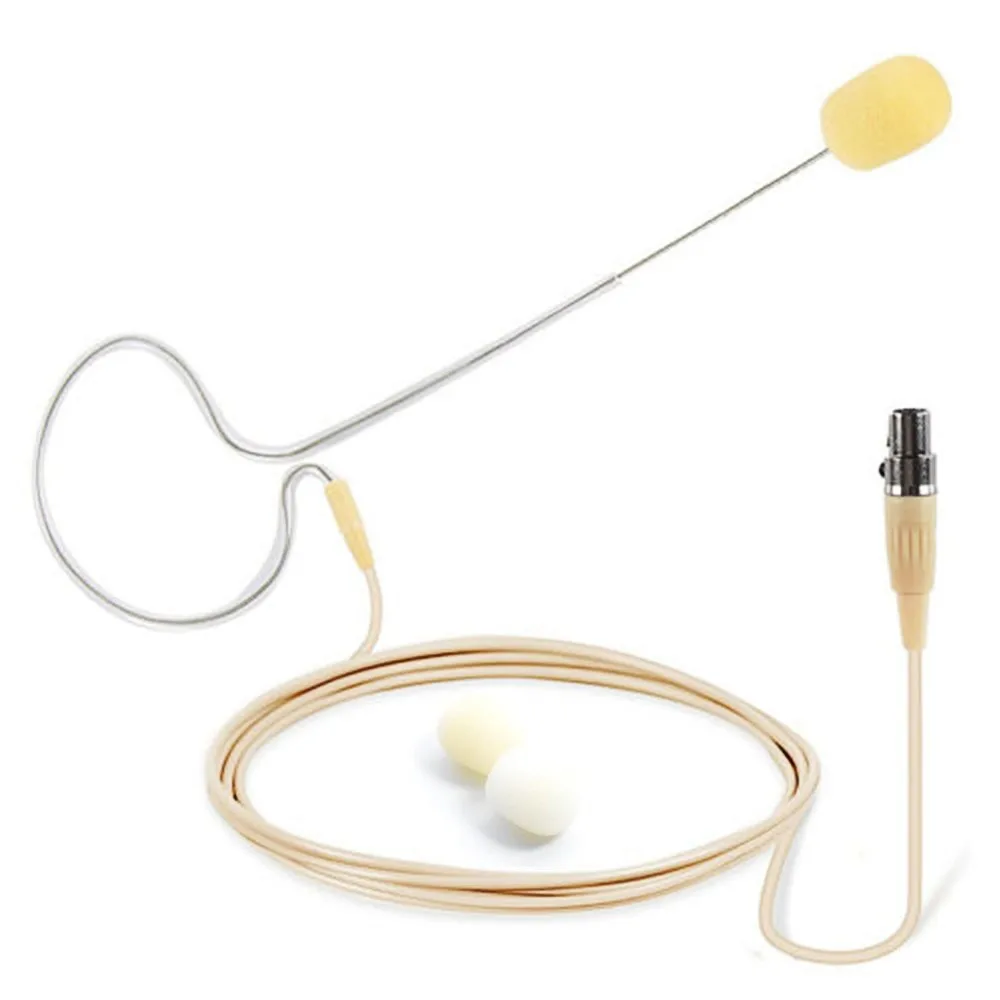 Beige Single Earhook Headset Headworn Microphone 4-Pin XLR For Shure Wireless Professional Mini Single-ear Headset Microphone
Beige Single Earhook Headset Headworn Microphone 4-Pin XLR For Shure Wireless Professional Mini Single-ear Headset Microphone