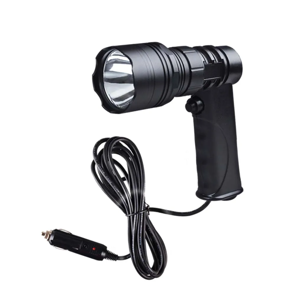 Super bright 3000Lm flashlight portable 12V searchlight high power 30WLED torch outdoor light
Super bright 3000Lm flashlight portable 12V searchlight high power 30WLED torch outdoor light