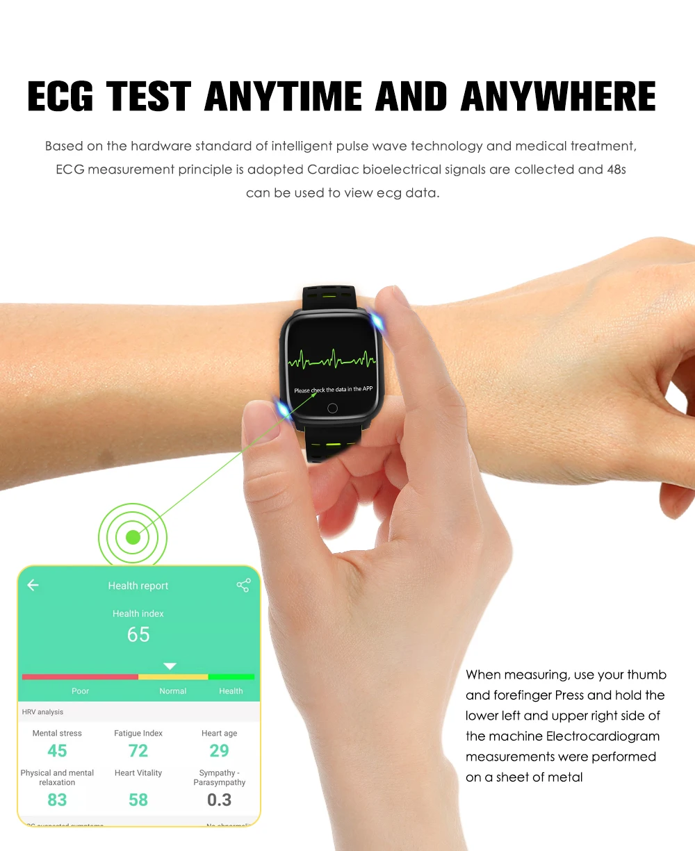 Smart Watch PPG ECG Heart Rate Blood Pressure Tracker Sleep Monitor IP68 Waterproof Men Women Smartwatch for iphone xiaomi
Smart Watch PPG ECG Heart Rate Blood Pressure Tracker Sleep Monitor IP68 Waterproof Men Women Smartwatch for iphone xiaomi