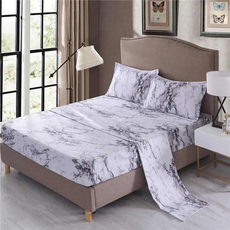 40 Bedding Set Flat Fitted Sheet Pillowcase Sets 4 pcs Twin Full Queen King Adult Nordic Black Grey Bed Cover 80079
40 Bedding Set Flat Fitted Sheet Pillowcase Sets 4 pcs Twin Full Queen King Adult Nordic Black Grey Bed Cover 80079