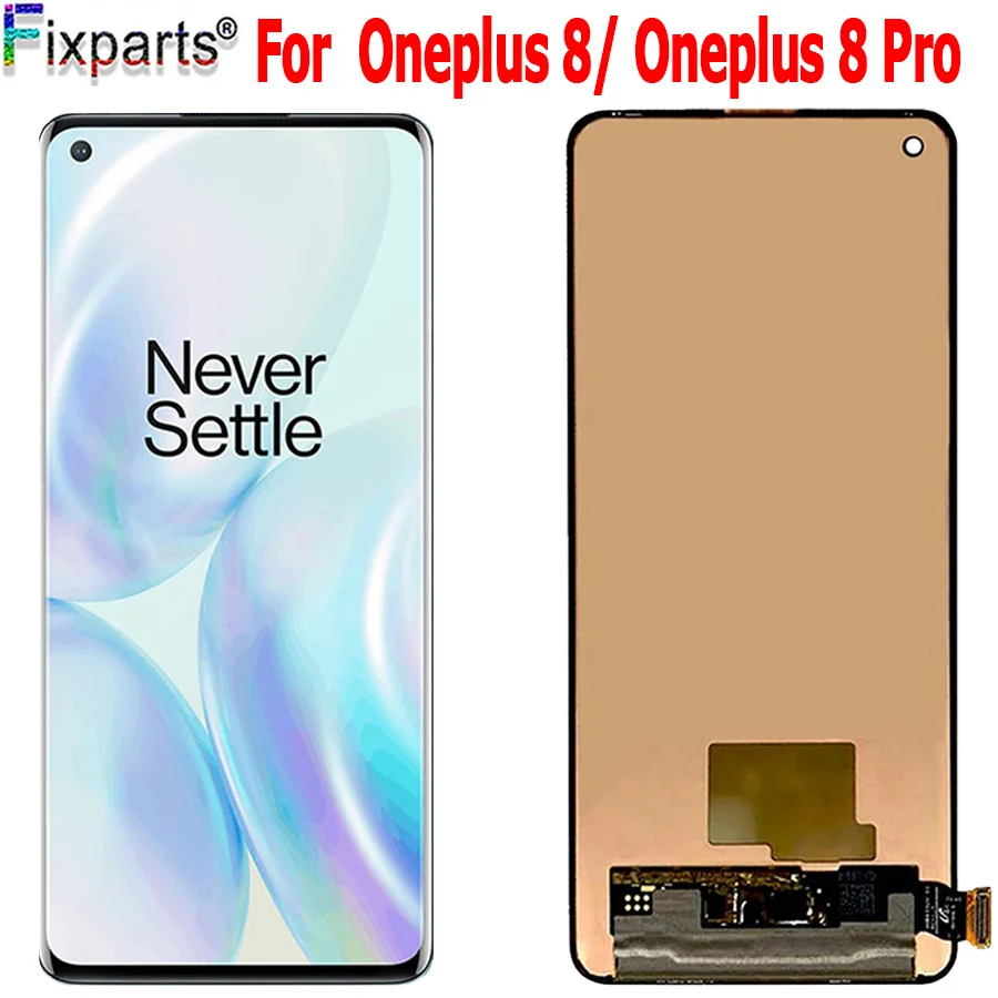 Оригинальный AMOLED ЖК дисплей для OnePlus 8 Pro сенсорная панель дигитайзер OnePlus8