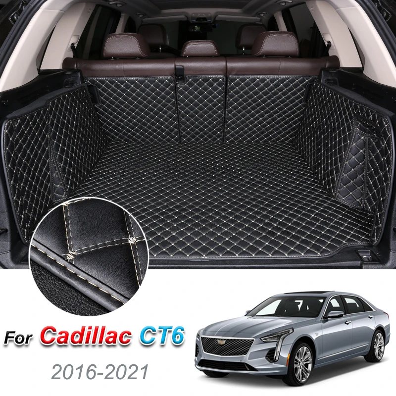 Leather Car Trunk Mat for Cadillac CT6 2016-2021 Cargo Liner Trunk Floor Pad Carpet Car Accessories
Leather Car Trunk Mat for Cadillac CT6 2016-2021 Cargo Liner Trunk Floor Pad Carpet Car Accessories