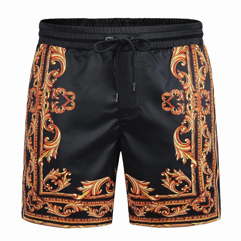 European Trend Summer Shorts Men's Golden Flower Original Holiday Printing Five-Point Pants Loose And Comfortable Beach
European Trend Summer Shorts Men's Golden Flower Original Holiday Printing Five-Point Pants Loose And Comfortable Beach