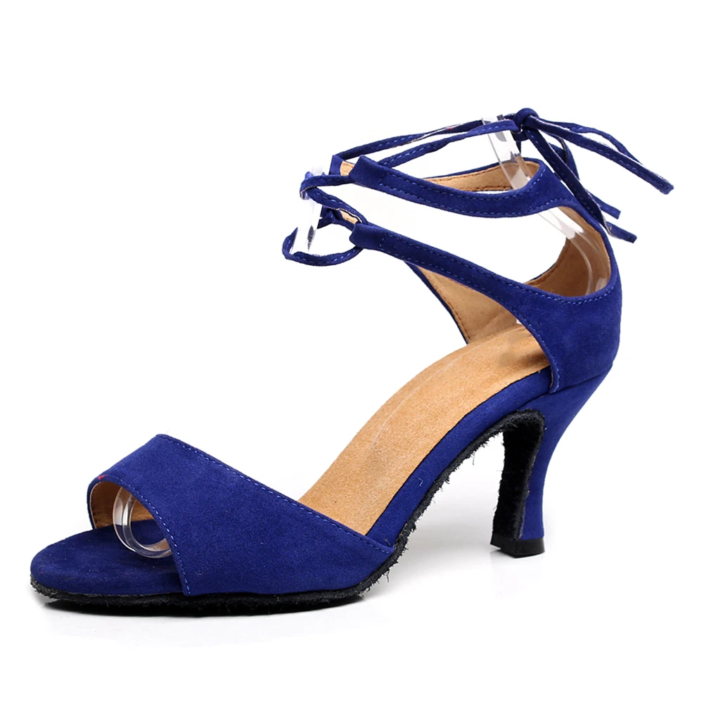 DKZSYIM Dance Latin Dance Shoes Women Ladies Suede Soft Bottom Red/Blue Summer Sandals Ballroom Ankle Strap High Helled 6-10CM
DKZSYIM Dance Latin Dance Shoes Women Ladies Suede Soft Bottom Red/Blue Summer Sandals Ballroom Ankle Strap High Helled 6-10CM