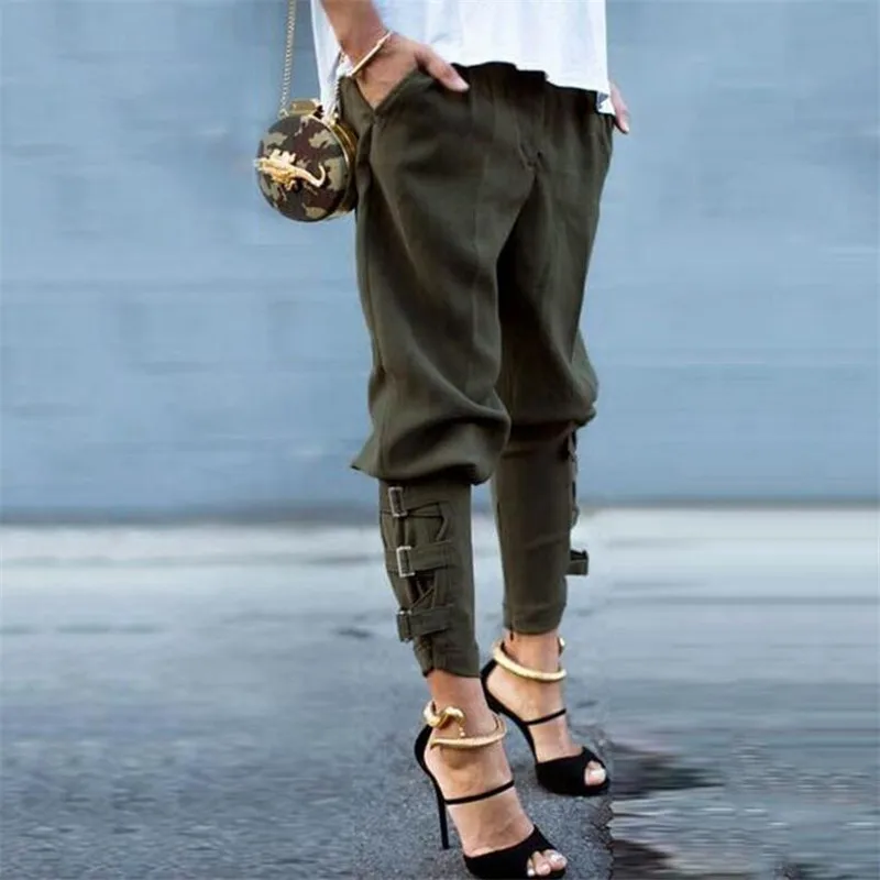 Summer 2021 Ladies Pure Casual Lacing Pants Small Pants Sportswear Versatile Polyester Thin Style
Summer 2021 Ladies Pure Casual Lacing Pants Small Pants Sportswear Versatile Polyester Thin Style