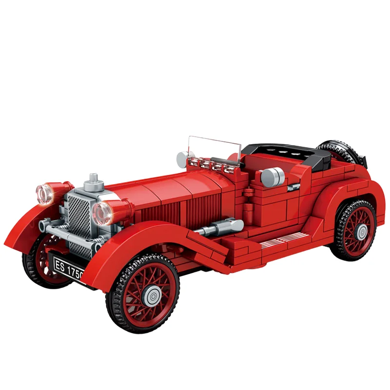 324pcs Creative Red Car Famous Vintage Vehicle Building Blocks MOC Bricks Classic Model Kit Kids Toys Boy Blocks Gift Children
324pcs Creative Red Car Famous Vintage Vehicle Building Blocks MOC Bricks Classic Model Kit Kids Toys Boy Blocks Gift Children