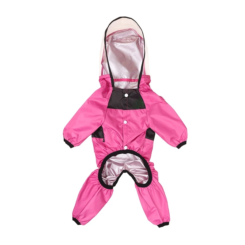 Waterproof Four-legged Pet Dog Raincoat Transparent Mask Hooded Dog Rain Coat For Small Dogs Large Dogs
Waterproof Four-legged Pet Dog Raincoat Transparent Mask Hooded Dog Rain Coat For Small Dogs Large Dogs