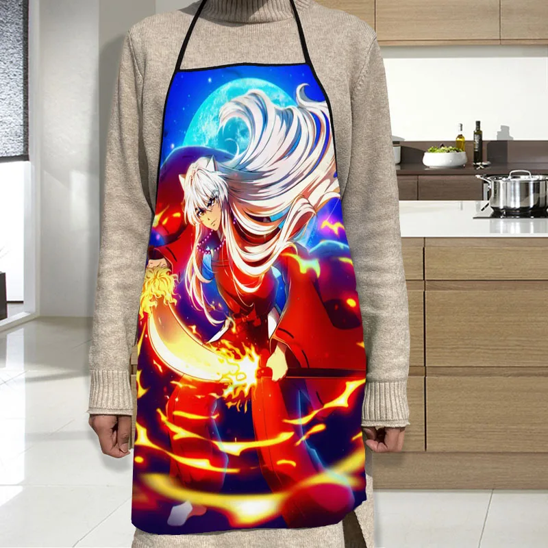 Фартук для кухни Inuyasha, профессиональный шеф-повар для барбекю, выпечки, приготовления пищи для мужчин и женщин, 68x95 см
Фартук для кухни Inuyasha, профессиональный шеф-повар для барбекю, выпечки, приготовления пищи для мужчин и женщин, 68x95 см