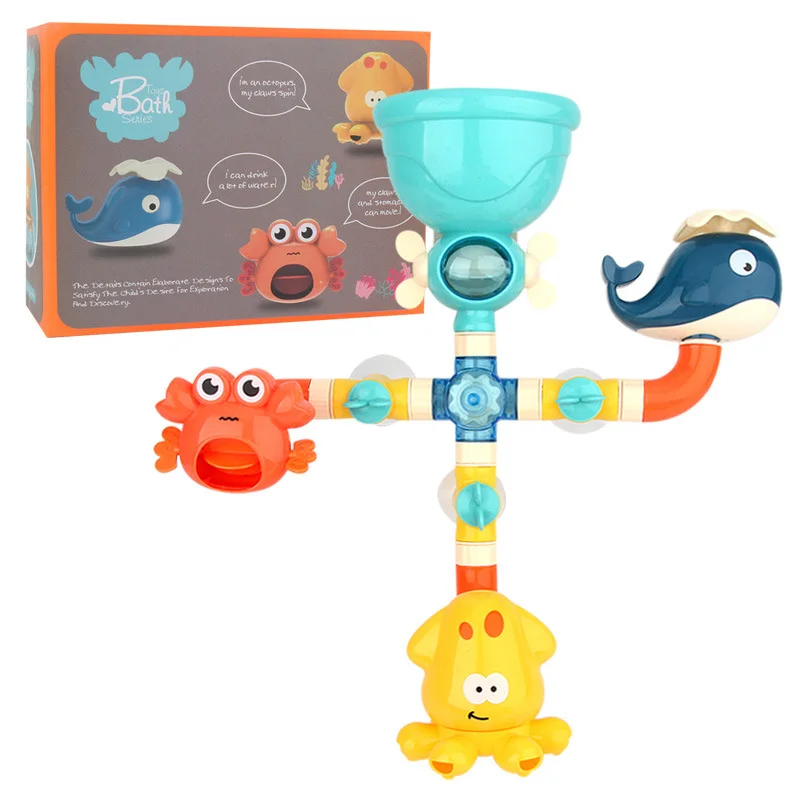 Baby Bath Toys Shower Plastic Material Animal Fountain Shower Combination Children's Bathroom Interactive Water Toy
Baby Bath Toys Shower Plastic Material Animal Fountain Shower Combination Children's Bathroom Interactive Water Toy