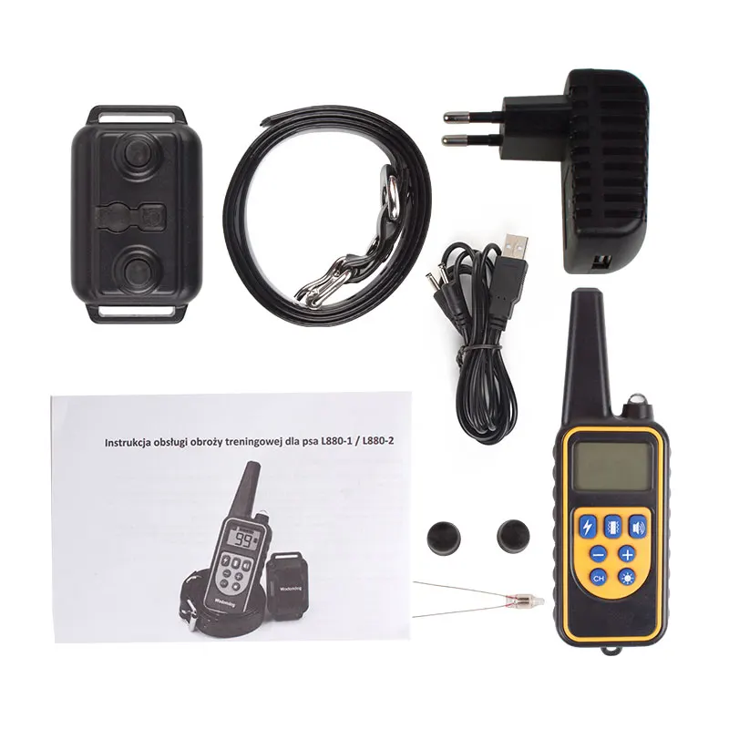 800m Electric Dog Training Collar Pet Remote Control Waterproof Rechargeable with LCD Display for All Size Shock Vibration Sound
800m Electric Dog Training Collar Pet Remote Control Waterproof Rechargeable with LCD Display for All Size Shock Vibration Sound