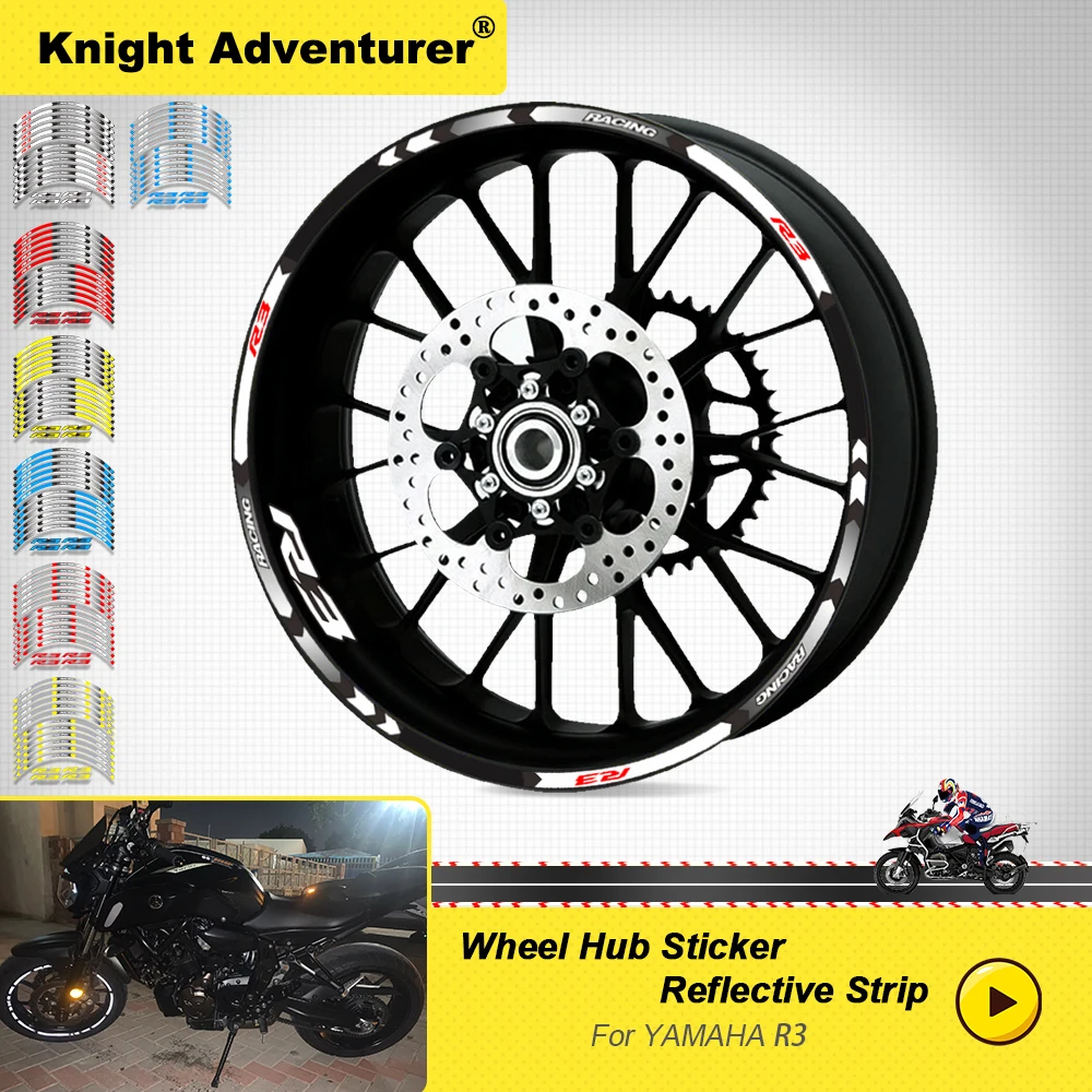 Motorcycle Racing equipment Accessories Wheel Tire Rim Decoration Adhesive Reflective Decal Sticker For Yamaha YZFR3 YZF R3 r3
Motorcycle Racing equipment Accessories Wheel Tire Rim Decoration Adhesive Reflective Decal Sticker For Yamaha YZFR3 YZF R3 r3