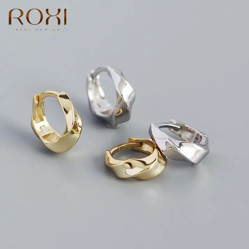 ROXI Punk Glossy Irregular Hoop Earrings For Women 925 Sterling Silver Earrings Jewelry Ins Pendientes Plata 925 Silver Earrings
ROXI Punk Glossy Irregular Hoop Earrings For Women 925 Sterling Silver Earrings Jewelry Ins Pendientes Plata 925 Silver Earrings