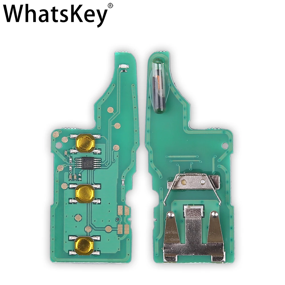 WhatsKey 3 кнопки дистанционного ключа автомобиля для Volkswagen VW Caddy Beetle Jetta EOS Passat Golf Polo