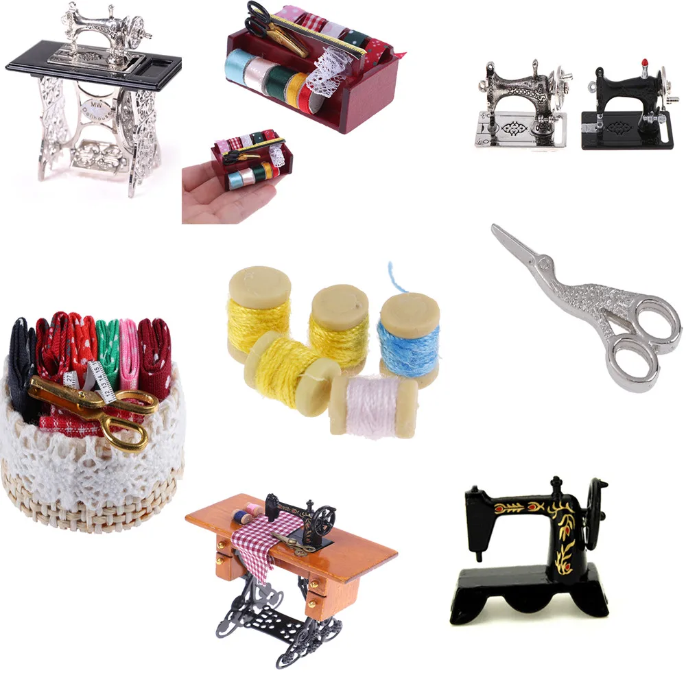 1Set Hot 1:12 Mini Sewing Machine Simulation Home Furniture for Girl Doll House Decoration Dollhouse Miniature Accessories
1Set Hot 1:12 Mini Sewing Machine Simulation Home Furniture for Girl Doll House Decoration Dollhouse Miniature Accessories