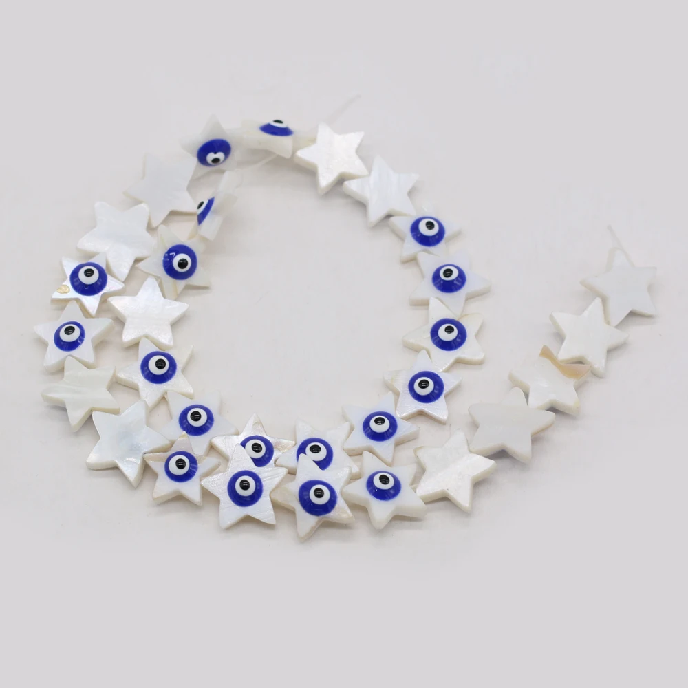 Hot selling natural fashion shell blue red five-pointed star eye beaded DIY for jewelry accessories 8-15mm
Hot selling natural fashion shell blue red five-pointed star eye beaded DIY for jewelry accessories 8-15mm