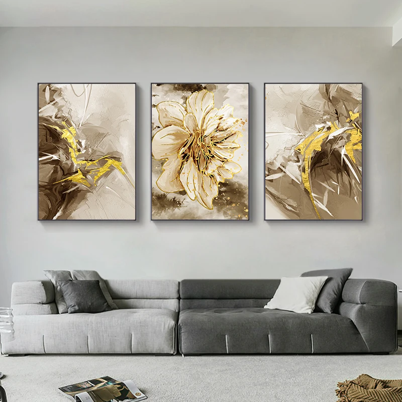 Scandianvian Golden Abstract Flower Wall Art Floral Canvas Paintings Poster Print Nordic Wall Picture for Living Room Home Decor
Scandianvian Golden Abstract Flower Wall Art Floral Canvas Paintings Poster Print Nordic Wall Picture for Living Room Home Decor