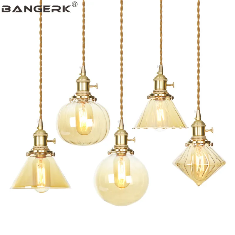 Nordic Design Loft Decor LED Pendant Lamp Modern Brass Glass Hanging Light Fixtures Dining Room Bar Home Lighting Luminaire
Nordic Design Loft Decor LED Pendant Lamp Modern Brass Glass Hanging Light Fixtures Dining Room Bar Home Lighting Luminaire
