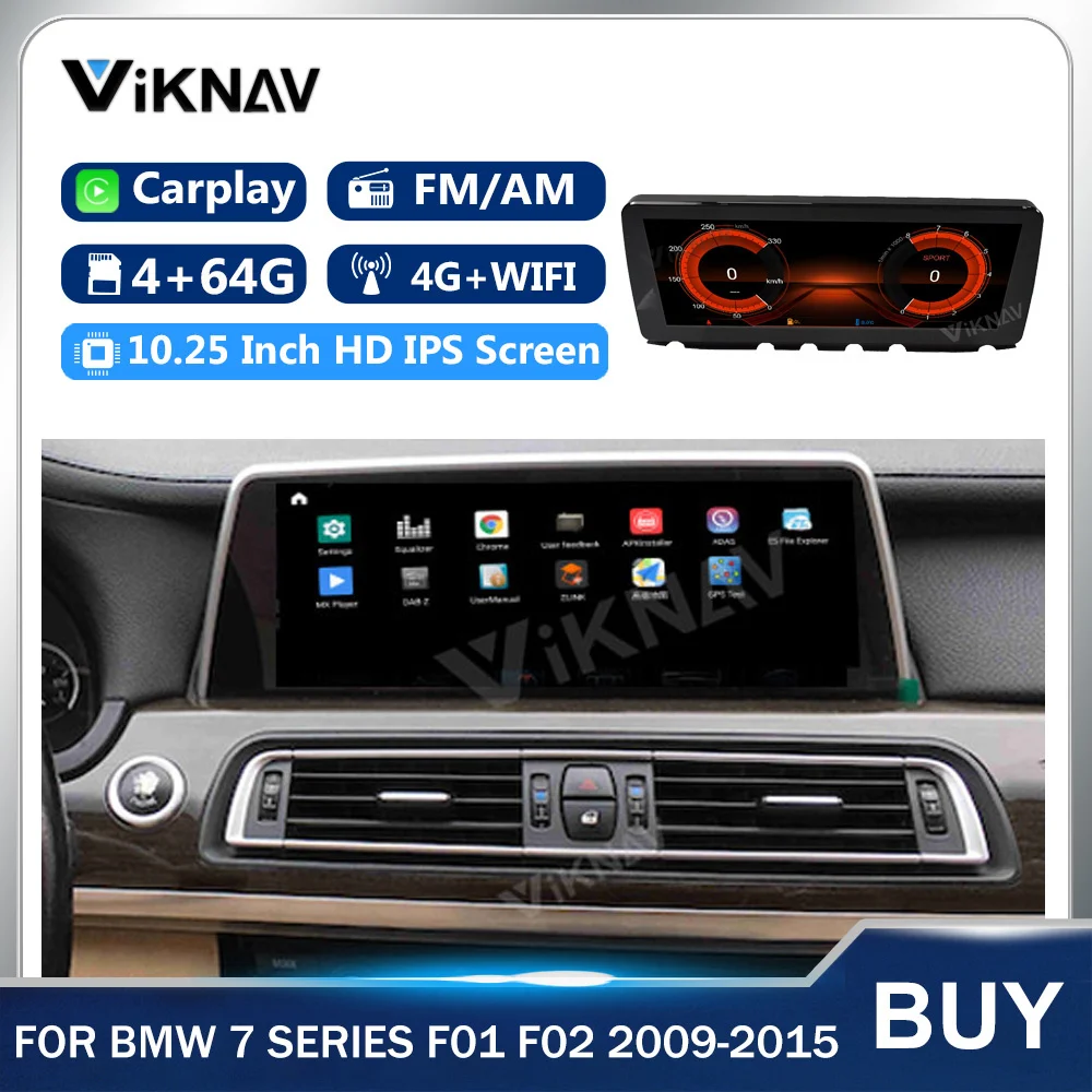 Android 10,25 дюймов для BMW 7 серии F01 F02 2009-2015 Автомобильная стерео-навигация GPS Радио мультимедийный плеер HD экран головное устройство
Android 10,25 дюймов для BMW 7 серии F01 F02 2009-2015 Автомобильная стерео-навигация GPS Радио мультимедийный плеер HD экран головное устройство
