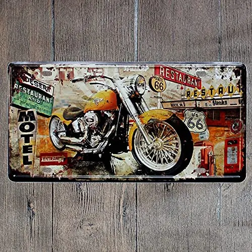 Original Retro Design Travel Route 66 Tin Metal Signs Wall Art | Thick Tinplate Print Poster Wall Decoration for Garage
Original Retro Design Travel Route 66 Tin Metal Signs Wall Art | Thick Tinplate Print Poster Wall Decoration for Garage