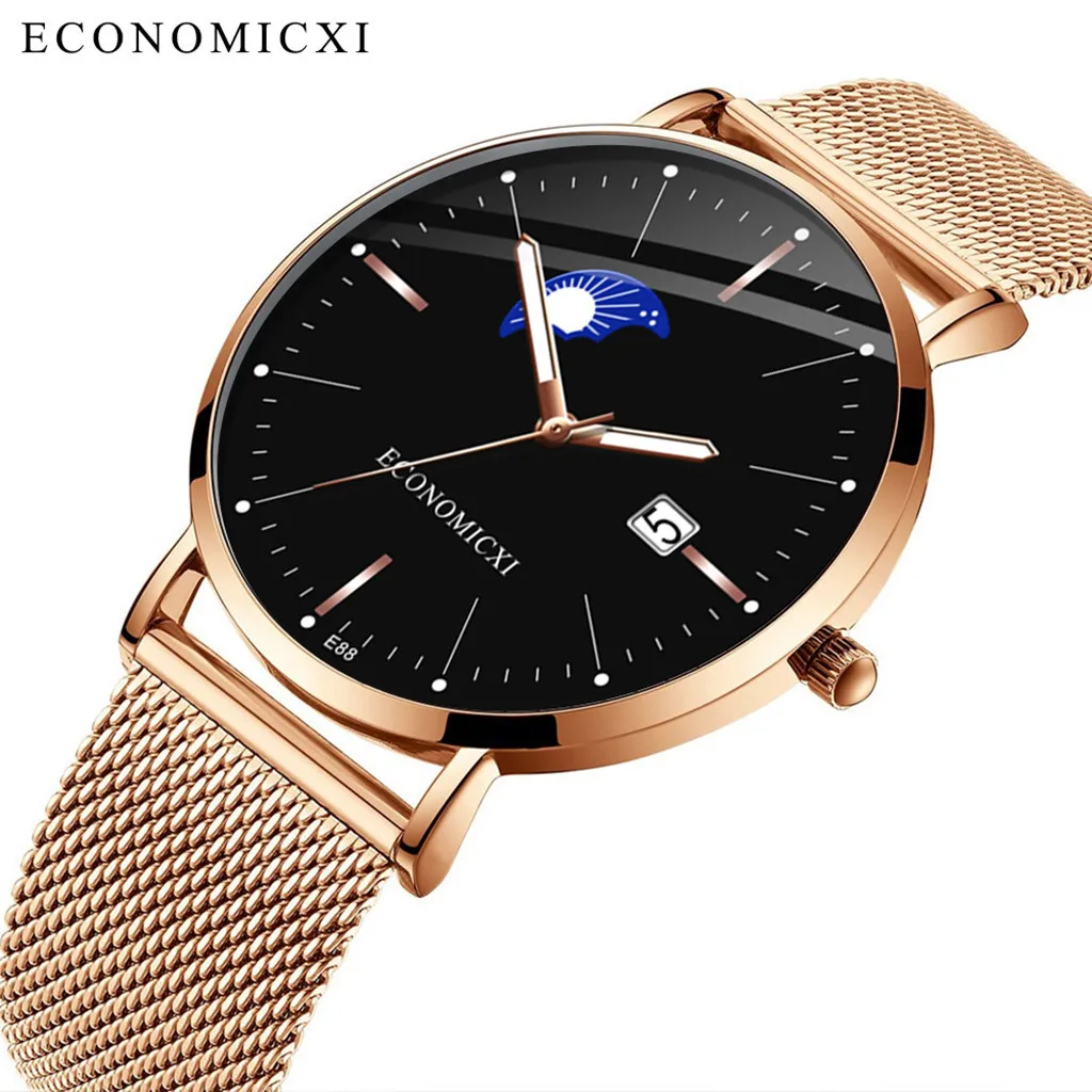 Business Watch Men Luminous Stainless Steel With Calendar Quartz Wrist Watch Male Clock relogio masculino reloj hombre 2020
Business Watch Men Luminous Stainless Steel With Calendar Quartz Wrist Watch Male Clock relogio masculino reloj hombre 2020