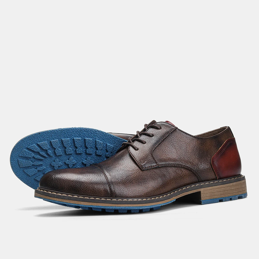 Retro Men's Derby Shoes 2021 New Men Casual shoes Fashion Men Leather Shoes #AL6603
Retro Men's Derby Shoes 2021 New Men Casual shoes Fashion Men Leather Shoes #AL6603