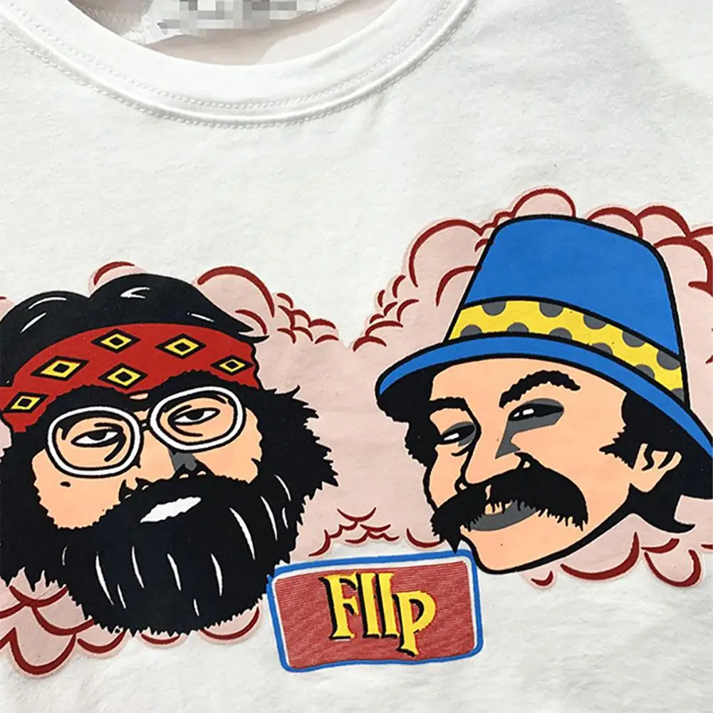 Women Casual Cartoon Figure Letter Print T shirt Casual streetwear Korean Style clothes
Women Casual Cartoon Figure Letter Print T shirt Casual streetwear Korean Style clothes