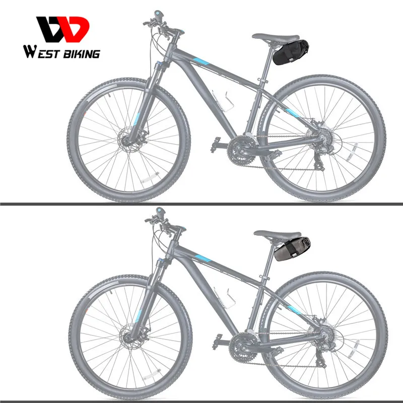 WEST BIKING Adjustable Bicycle Saddle Bag Rainproof Reflective Seatpost Saddle Bag MTB Road Bike Bag Cycling Accessories bikes
WEST BIKING Adjustable Bicycle Saddle Bag Rainproof Reflective Seatpost Saddle Bag MTB Road Bike Bag Cycling Accessories bikes