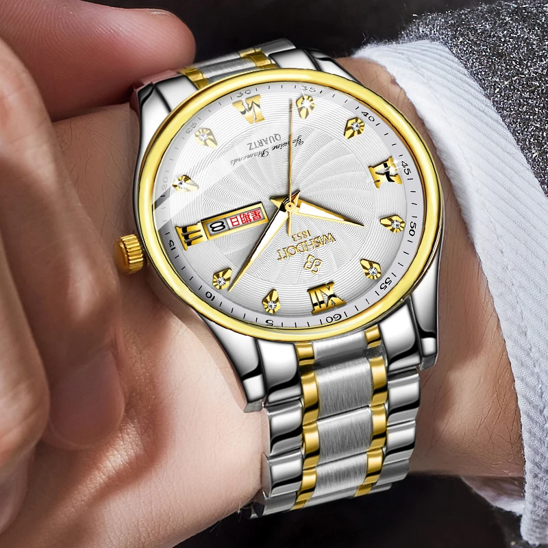 2021 Top Brand Watch Men Stainless Steel Business Date Clock Waterproof Luminous Watches Mens Luxury Sport Quartz Wrist Watch 
2021 Top Brand Watch Men Stainless Steel Business Date Clock Waterproof Luminous Watches Mens Luxury Sport Quartz Wrist Watch