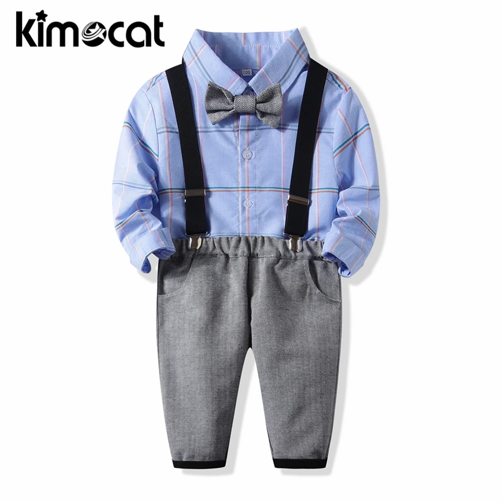 Kimocat Baby Boy Clothes Spring Autumn Boy's Gentleman's Strap With Two Sets Newborn Toddler Outfit Overalls Boys Clothing Set
Kimocat Baby Boy Clothes Spring Autumn Boy's Gentleman's Strap With Two Sets Newborn Toddler Outfit Overalls Boys Clothing Set