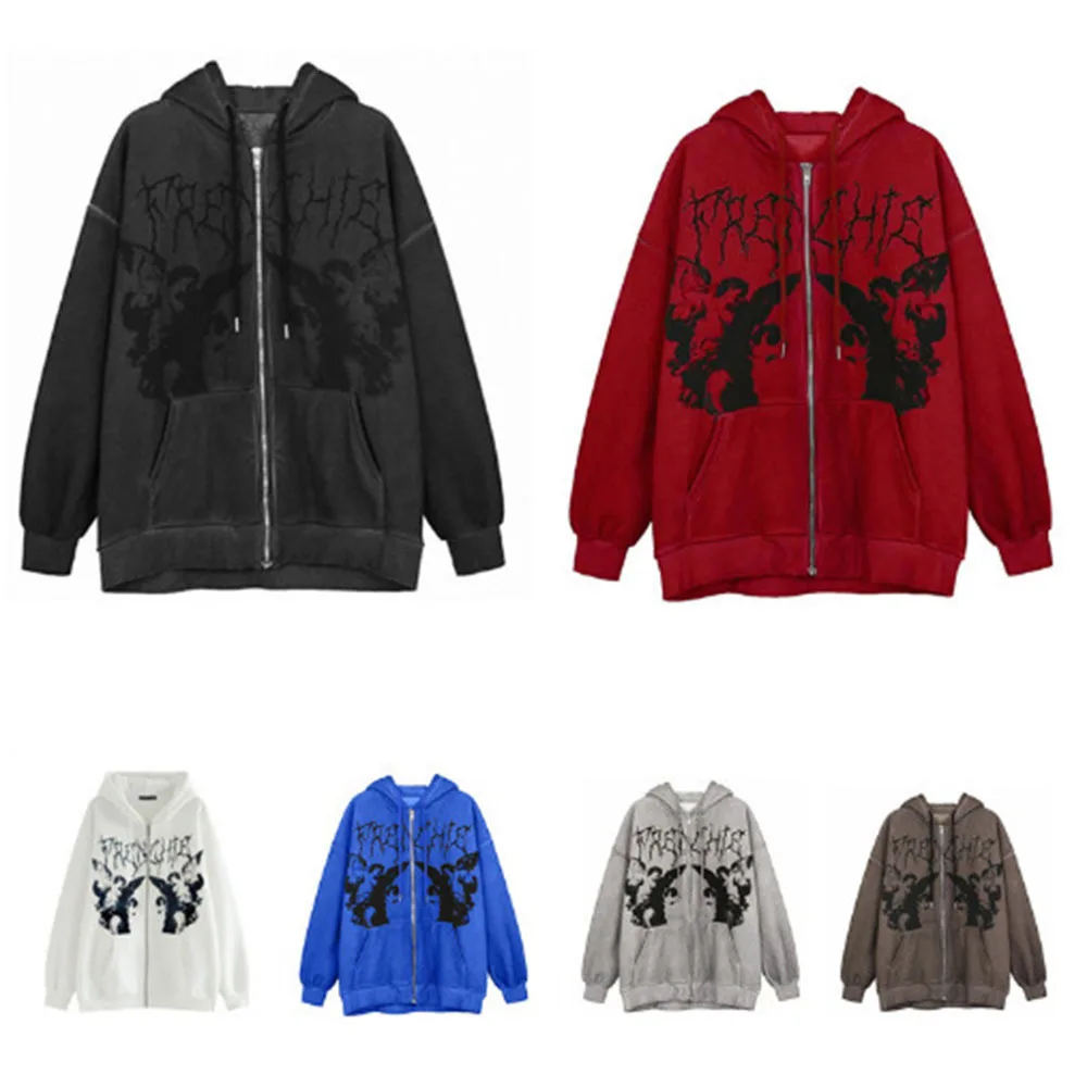 Женская толстовка с капюшоном и принтом в виде ангелов, в готическом стиле
Женская толстовка с капюшоном и принтом в виде ангелов, в готическом стиле